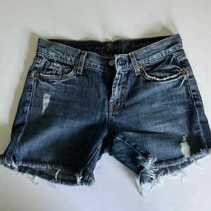 7 for all mankind bootcut short